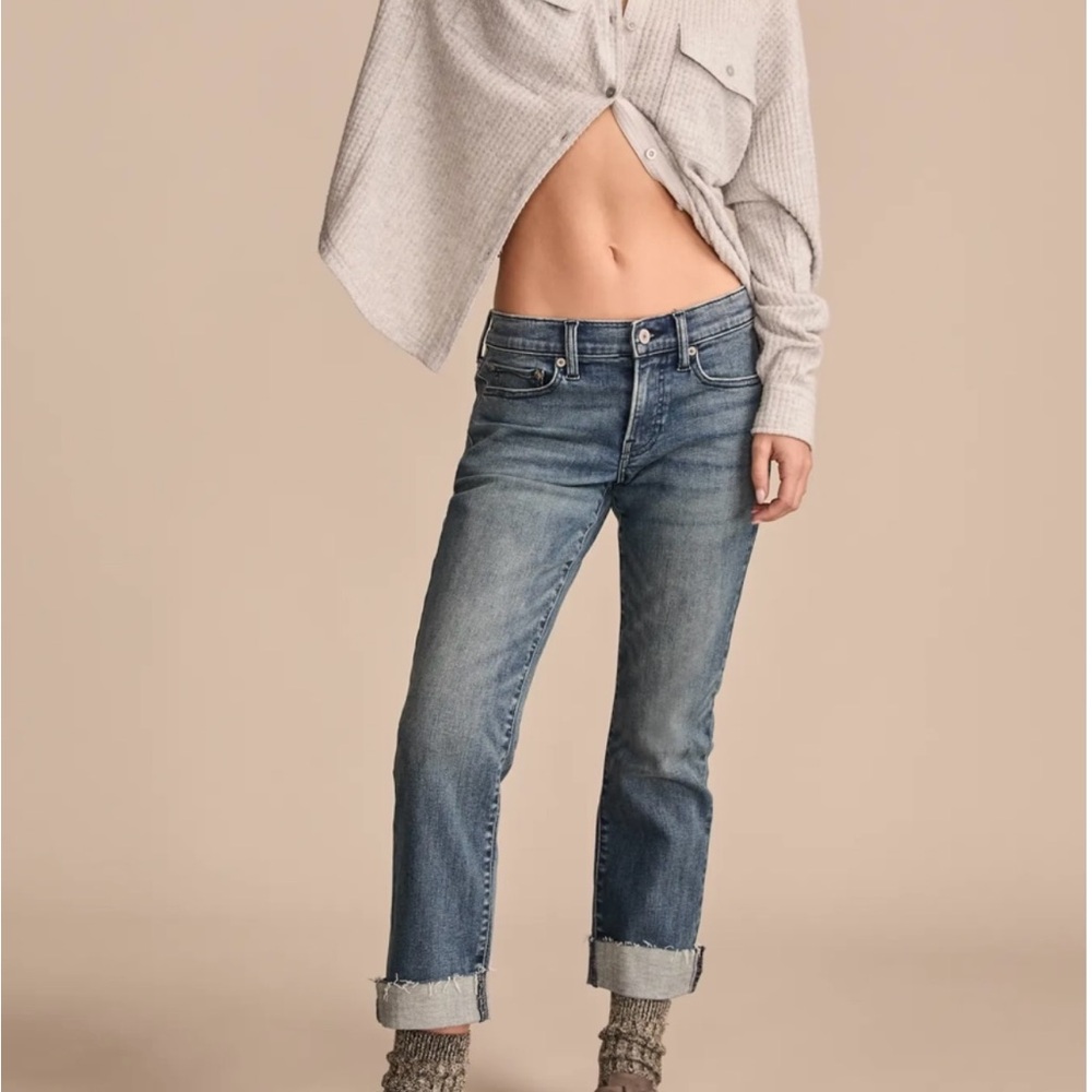 Lucky Brand Blue Ankle Cropped Jeans